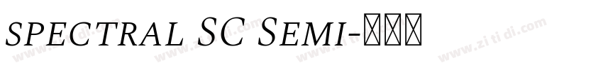 spectral SC Semi字体转换